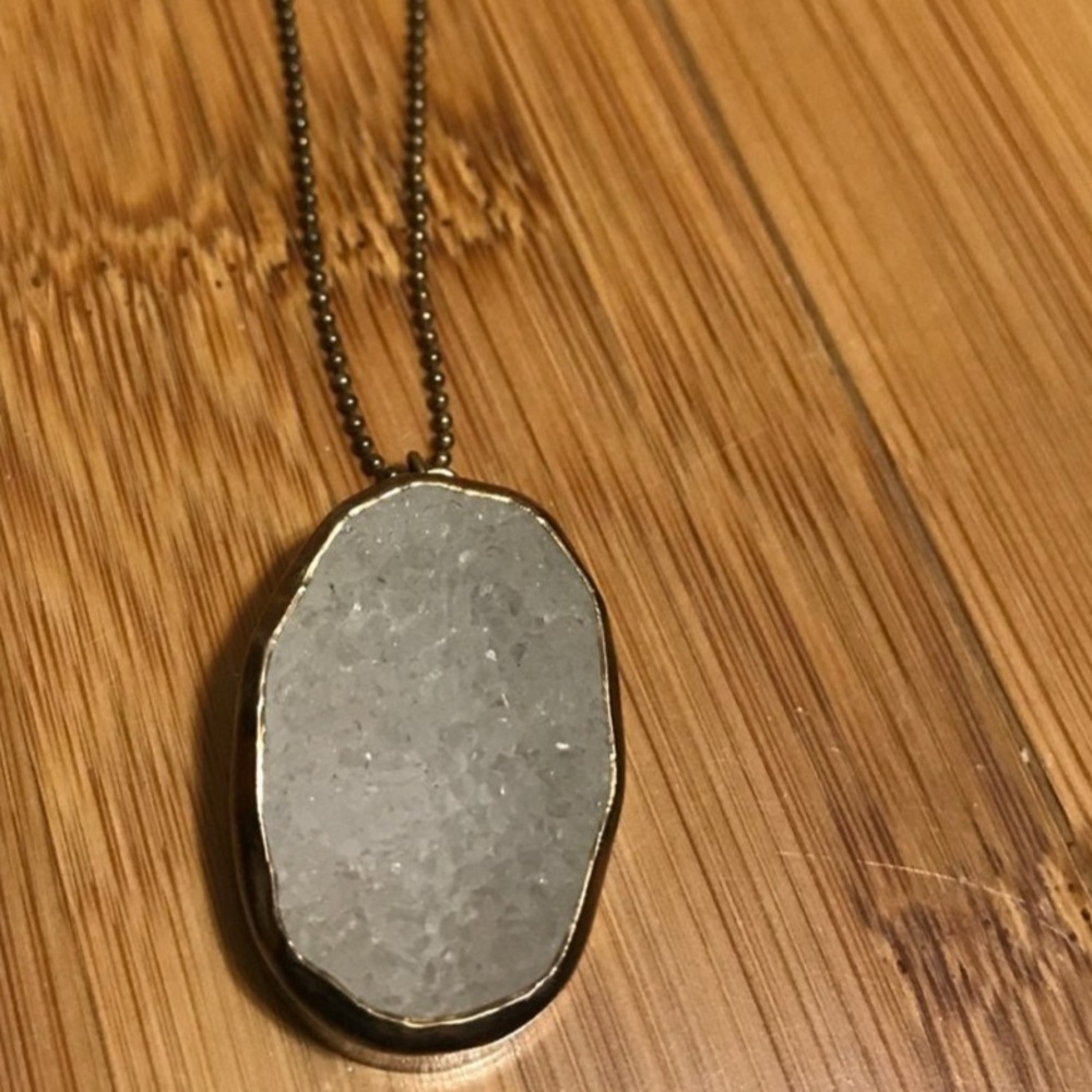 Chan Luu Druzy Quartz Necklace